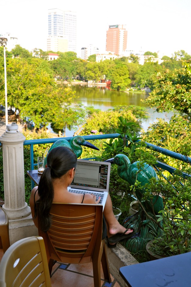 Blogging from the hidden coffee shop