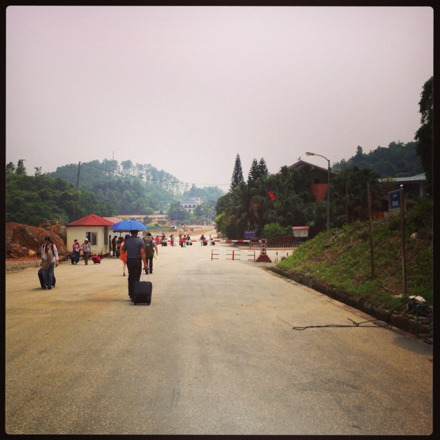 Crossing the Vietnamese border