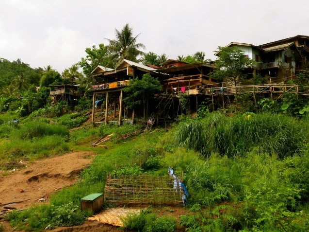 Our guesthouse above the Nam Ou River