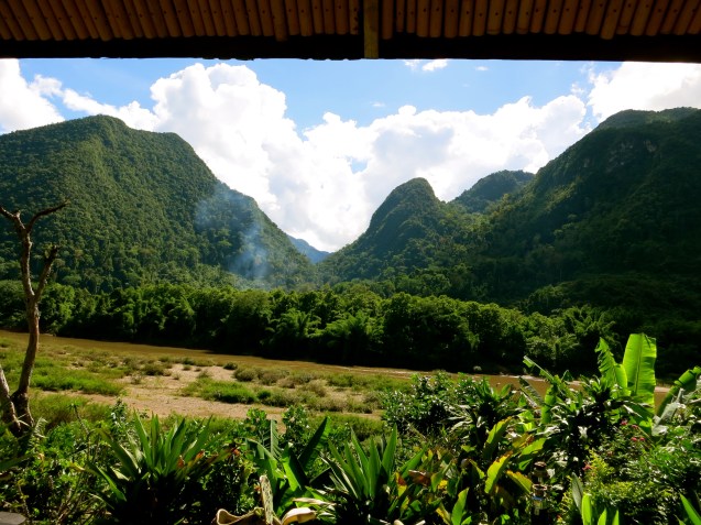 The $3.89 view from our balcony