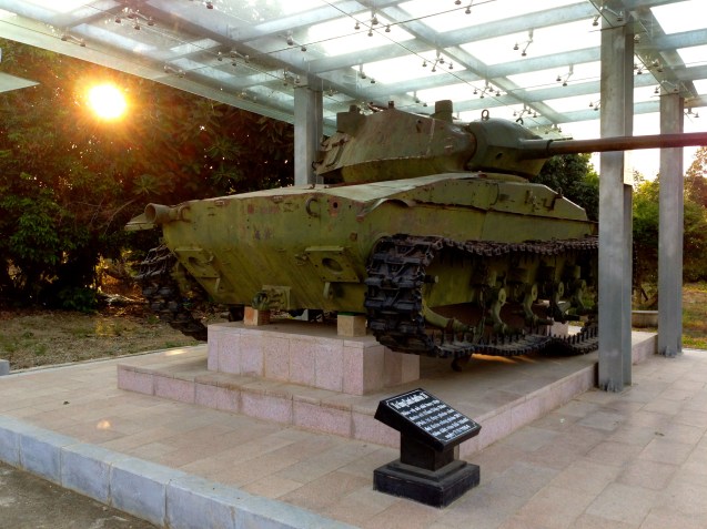 A tank from the Battle of Dien Bien Phu