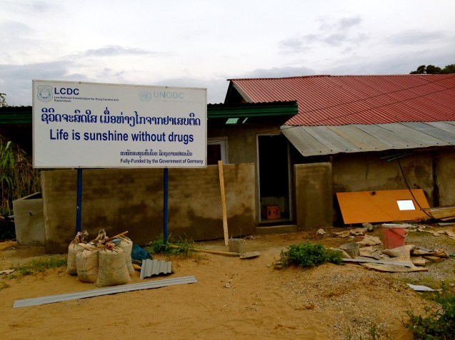 The breathtaking scenery at the Laotian border