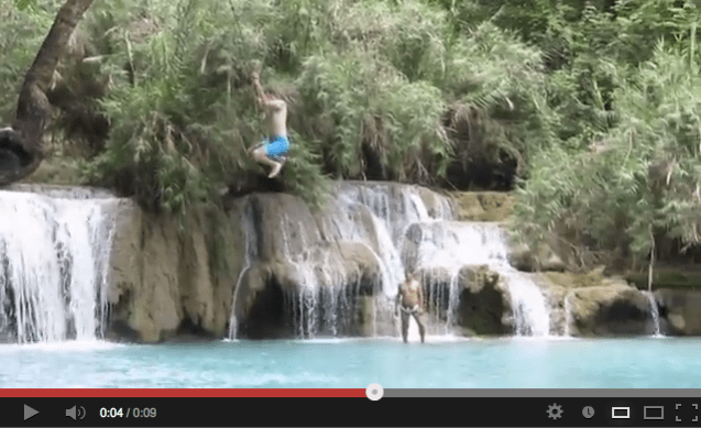 Eric's rope swing video